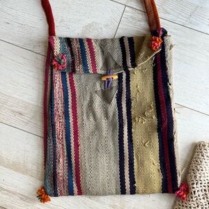 Antique Moroccan Rug Bag